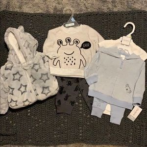 Mixed lot baby boy clothes NWT 0-3 and 3-6 mo